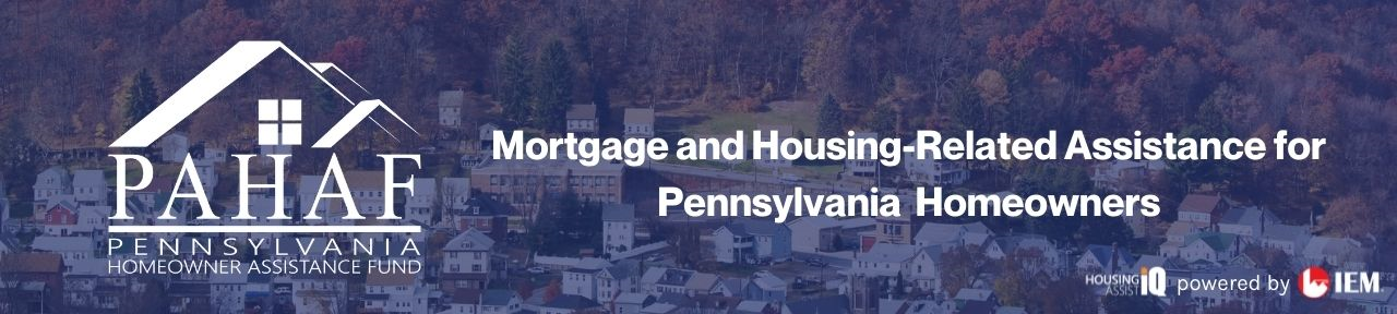 Pennsylvania Homeowner Assistance Fund banner